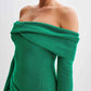 WOMEN FASHION MINI SUMMER KNIT DRESS