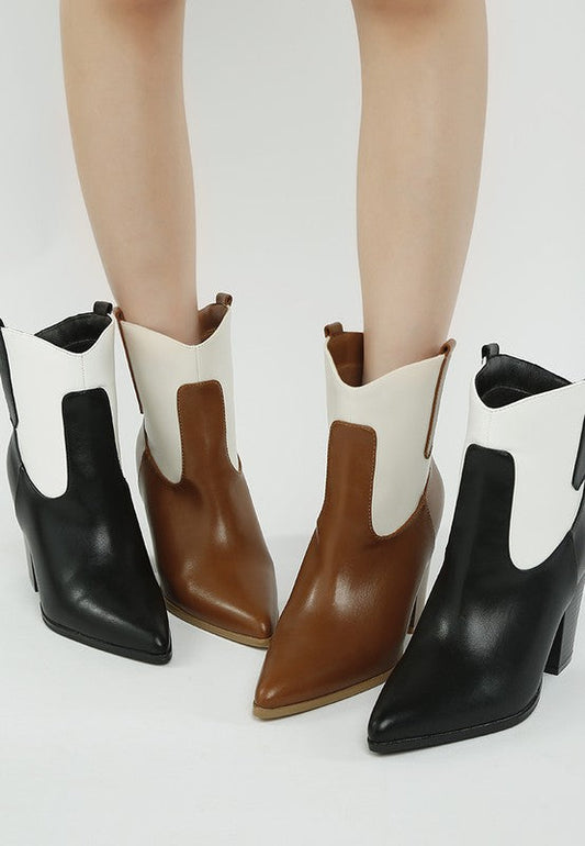 Gallops Two Tone Cowboy Boots