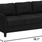 HRFKS3BK Grayson Sofa, Black