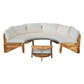6 - Person Outdoor Seating Group with Cushions and A Coffee Table(old
