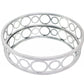 14 x 14 x 4 Silver Classic  Mirror Tray