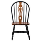 Sunset Trading Black Cherry Windsor Dining Side Chairs - Set Of 2,
