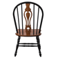 Sunset Trading Black Cherry Windsor Dining Side Chairs - Set Of 2,