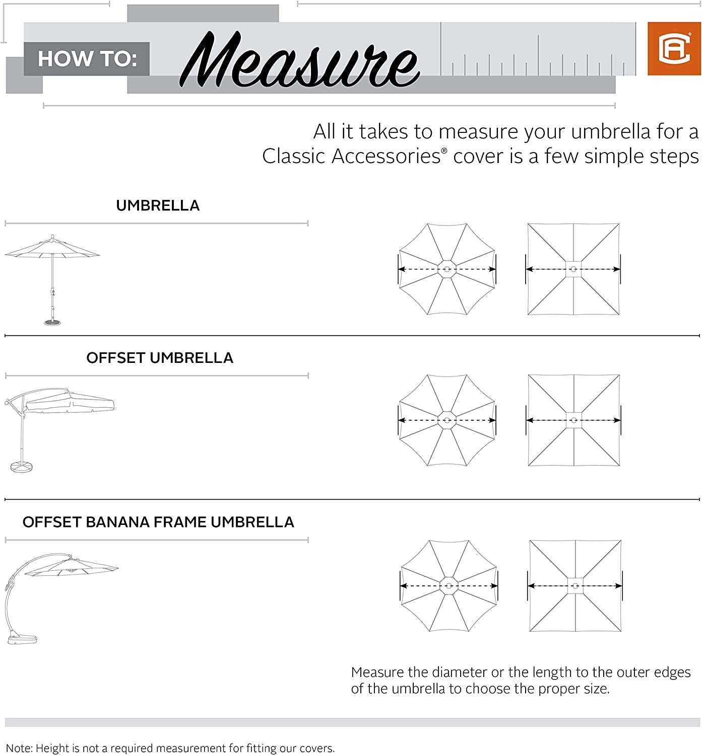 Waterproof 13ft Offset Umbrella & Frame Cover Set