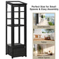 62.4inch Height Wood Garden Greenhouse Balcony Portable Mini Cold