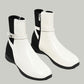 Anell Golf Classic Ankle Boots - Cream Ivory