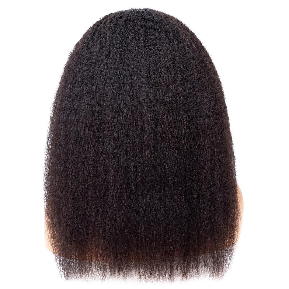 13x4x1 Kinky Straight 13x1x6 T part Lace Transparent Human Hair Wigs 1 - Walbiz.com