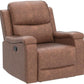 Leather Recliner Chair, Classic and Traditional Manual Recliner Chair