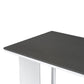 Modern 7-Piece Dining Table Set with 6 Upholstered Dining Chairs, Dark