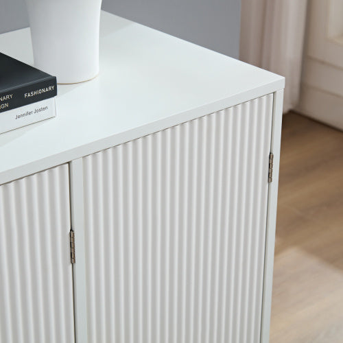 Buffet Cabinet With Wavy Texture