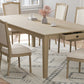 Rustic 7-Piece 78.1inch Extendable Dining Table Set with 18inch