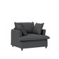 3 Piece Living Room Sofa Set,Modular Chenille Sectional