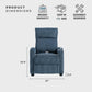 Pushback Recliner Chair Armchair Push Back Recliner, Corduroy Chair