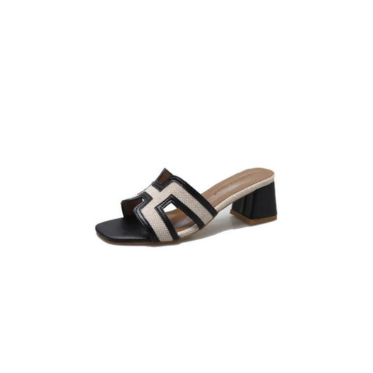 Open Toe Block Heels Sandals – Effortless Chic | Walbiz