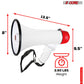 5Core Megaphone Bullhorn Speaker 50W Bull Horn Cheer Megafono 300