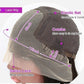 13x1x4 Loose Wave 13x1x6 T part Lace Transparent Human Hair Wigs 180%