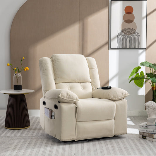 Massage Recliner,Power Lift Chair for Elderly with Adjustable Massage