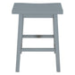 Farmhouse Rustic 2-piece Counter Height Wood Kitchen Dining Stools for