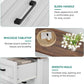 6-Drawer Dresser with Built-In Power Outlet, Wood Dresser TV Stand