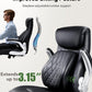 Comfortable-Office Chair with Dynamic-Lumbar Support: High Back PU