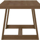 72 Inch Farmhouse Dining Table, Solid Wood Rustic Kitchen Table, Large
