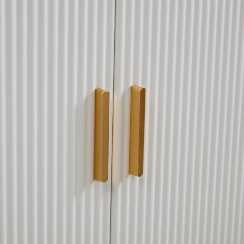 Buffet Cabinet With Wavy Texture