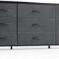 Dresser, Dresser for Bedroom with 9 Drawers, Wide Dresser TV Stand for