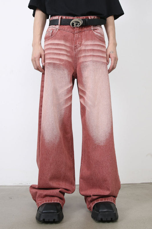 Men's Wide Leg Jeans with Pockets – Relaxed Fit Denim | Walbiz