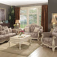 35inches X 93inches X 42inches Fabric Vintage Oak Upholstery Poly
