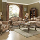 35inches X 93inches X 42inches Fabric Vintage Oak Upholstery Poly