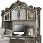21inches X 76inches X 92inches Antique Platinum Wood Poly Resin Glass
