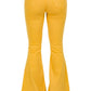 Bell Bottom Jean in Mustard- Inseam 30
