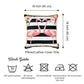 Black and White Flamingo Lovers Decorative Throw Pillow Cover