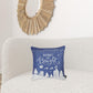 18inches Blue Christmas Merry Bright Throw Pillow Cover
