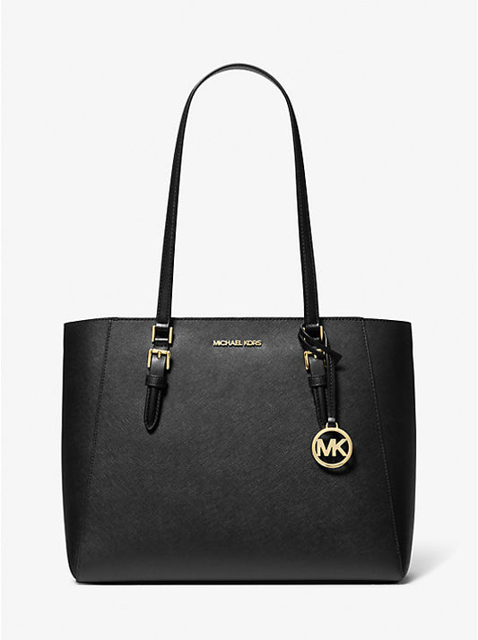 Michael Kors Charlotte Medium Saffiano Black