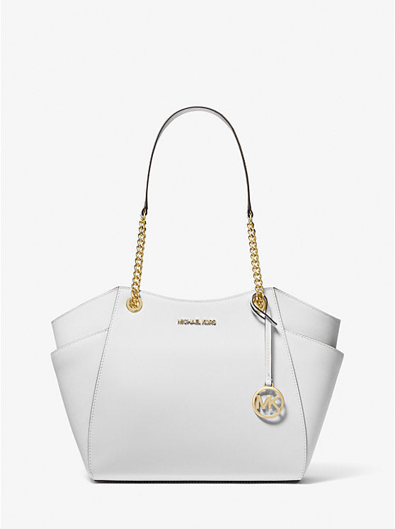 Michael Kors Jet Set Large Saffiano White