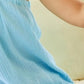 BiBi Washed Cotton Gauze Woven Tie Ribbon Detailed Top