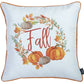 Set of 2 18inches Fall Thanksgiving Pumpkin Throw Pillow Cover