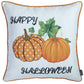 Set of 4 18inches Fall Pumpkin Spice Harvest Throw Pillow Cover in
