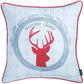 Set of 4 18inches Winter Deer Throw Pillow Cover in Multicolor