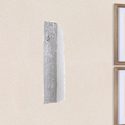 Set of 3 Square Rustic White Wash Wood Open Box Shelve