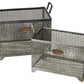 Set of 2 Iron Storage Baskets