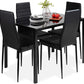 5-Piece Kitchen Dining Table Set for Dining Room