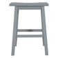 Farmhouse Rustic 2-piece Counter Height Wood Kitchen Dining Stools for