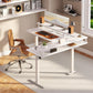 Electric L Shaped Standing Desk, 59 Inch Height Adjustable Stand up