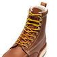 ROCKROOSTER Norwood Men's 6 inch Brown steel toe wedge work boots with