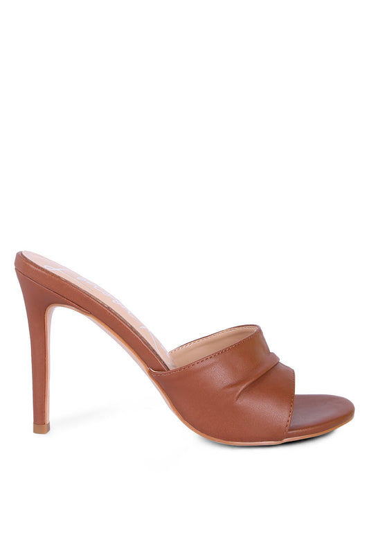 3Rd Divorce Wide Strap Casual High Heels
