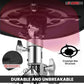 5Core Drum Throne Padded Guitar Stool Swivel Adjustable Drummer Seat