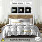 Luxurious Satin 3Piece Duvet Cover Set  Solid Color