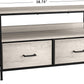 TV Stand Dresser with 2 Drawers - Television Riser Chest with Storage